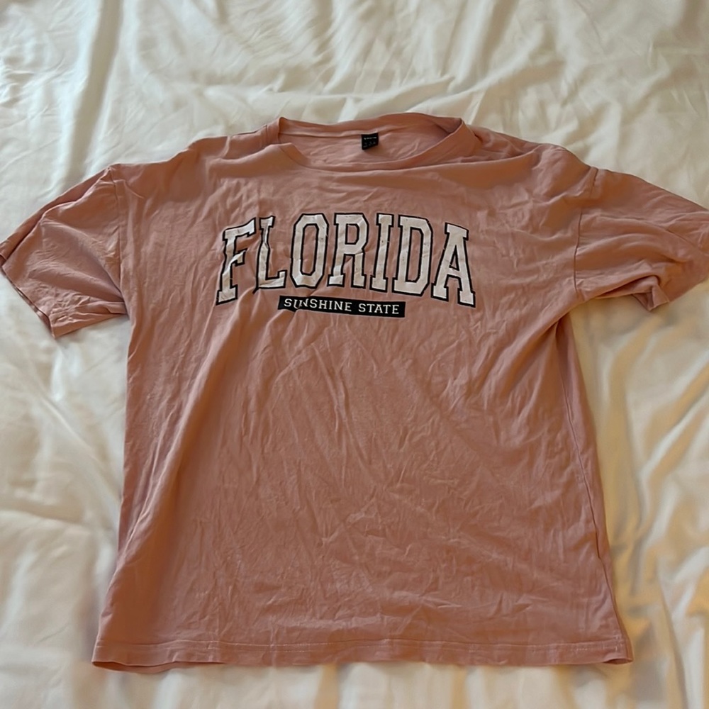 Oversized Pink florida T-Shirt, women’s size small